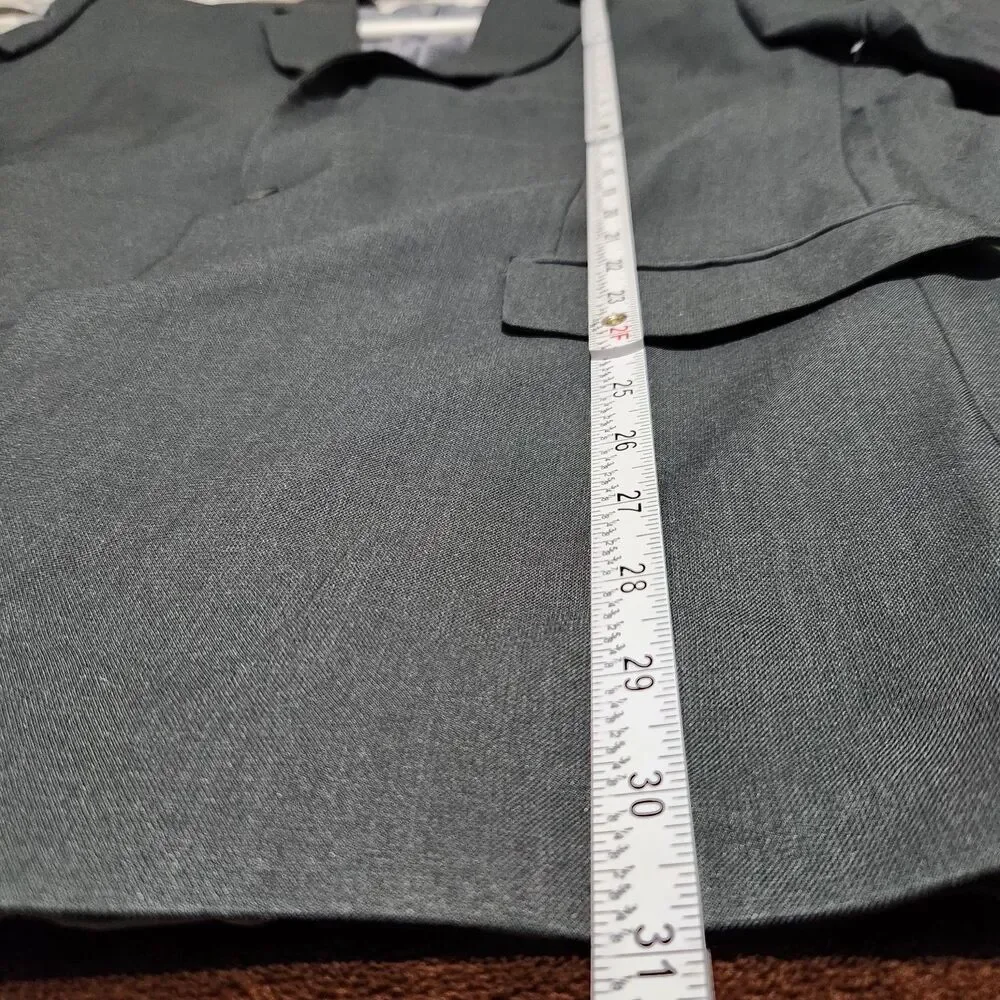 Haggar Mens Blazer Size 50R Gray Tailored Fit Travel Performance.   New
